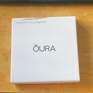 Oura Ring Gen3 Sizing Kit in White